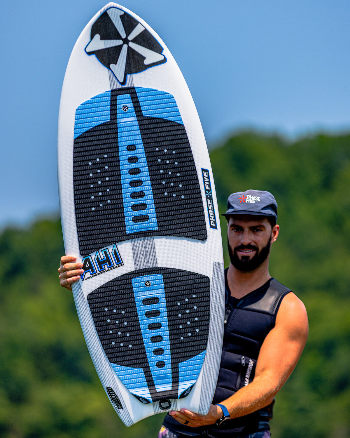 2027 Phase Five Ahi wakesurf board lifestyle photo