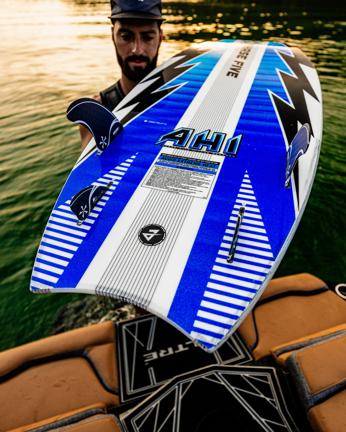 2027 Phase Five Ahi wakesurf board lifestyle photo