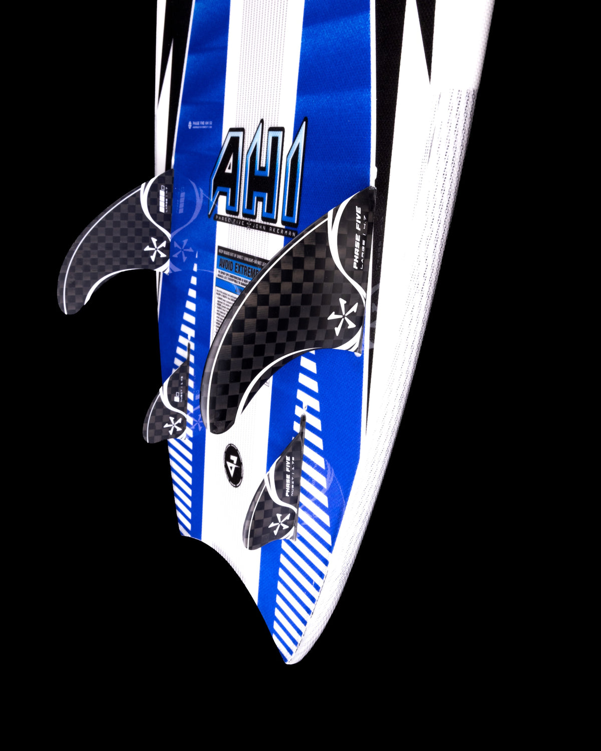 2027 Phase Five Ahi — fin configuration detail