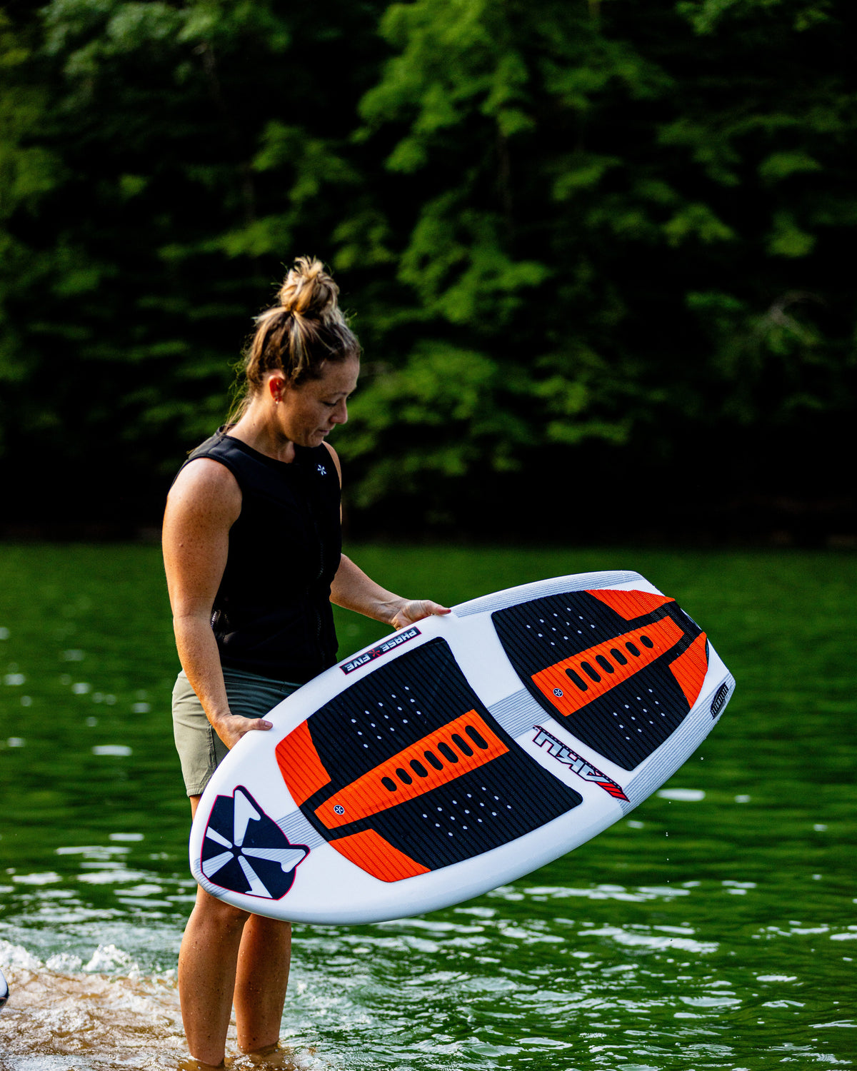 2027 Phase Five Aku V3 wakesurf board lifestyle photo