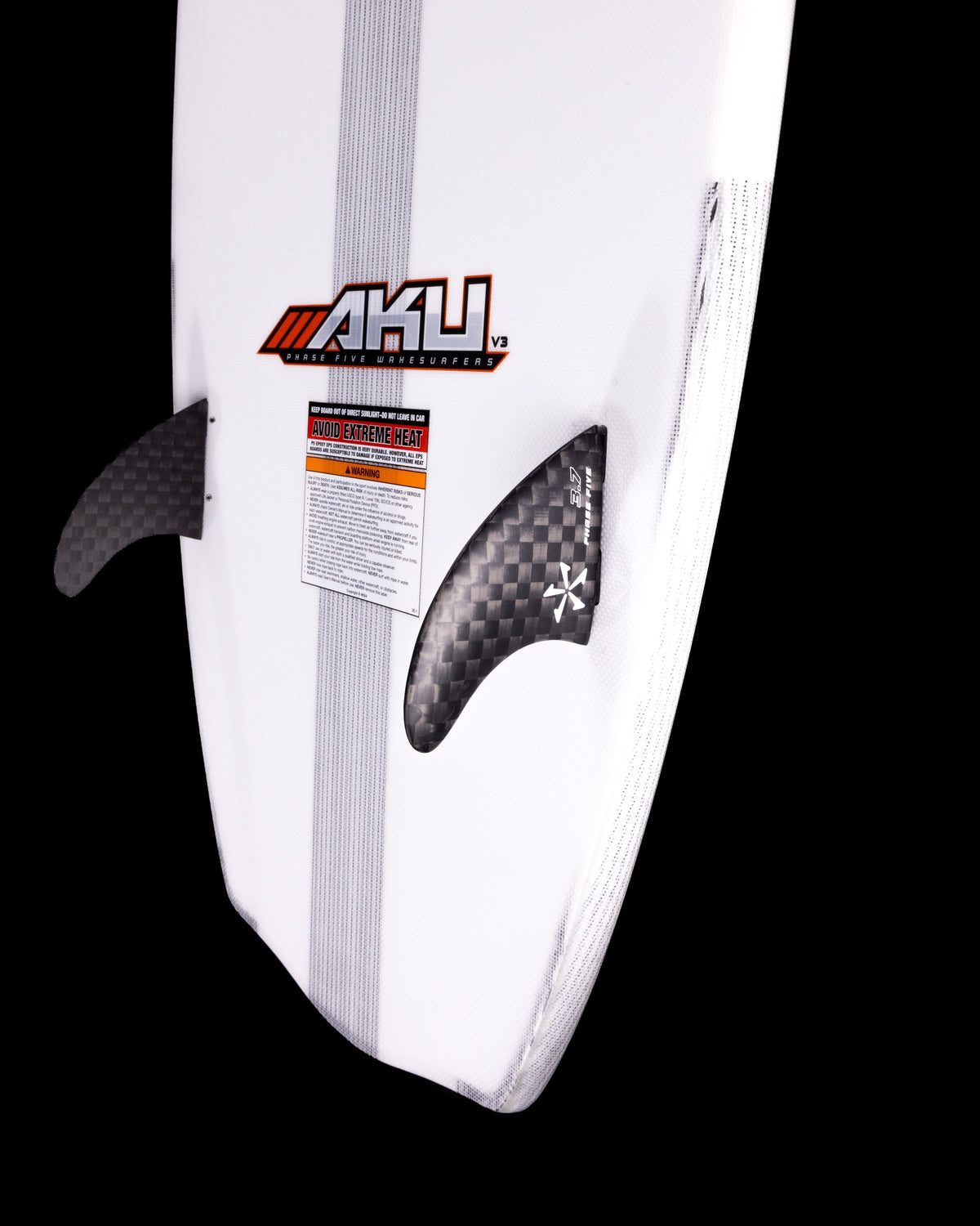 2027 Phase Five Aku V3 — fin configuration detail