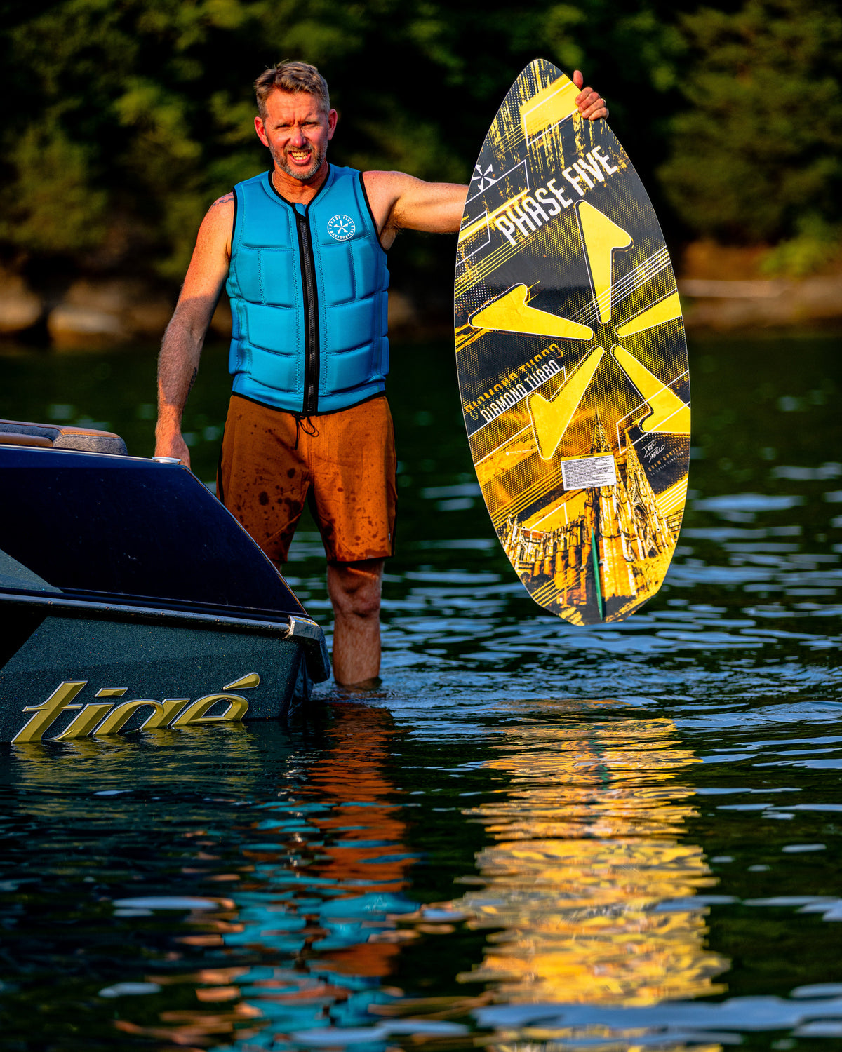 2027 Phase Five Diamond Turbo LTD wakesurf board lifestyle photo