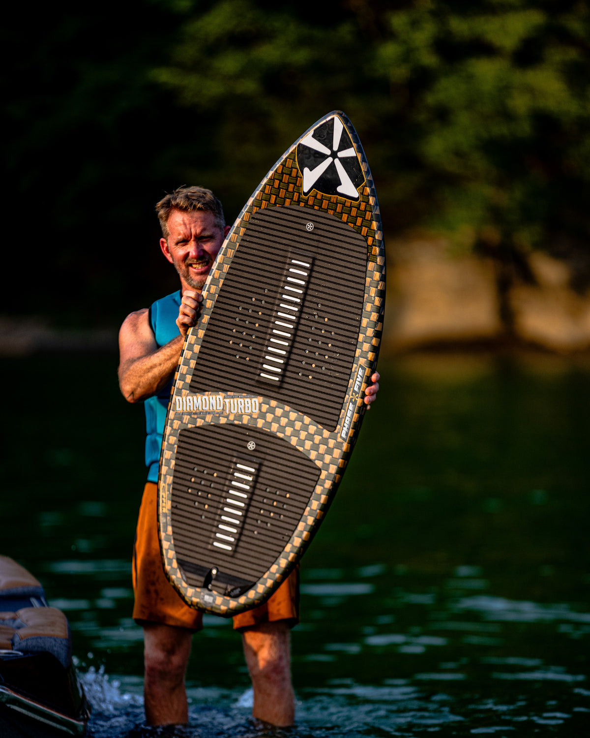 2027 Phase Five Diamond Turbo LTD wakesurf board lifestyle photo