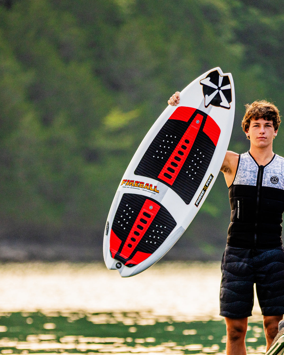 2027 Phase Five Fireball wakesurf board lifestyle photo