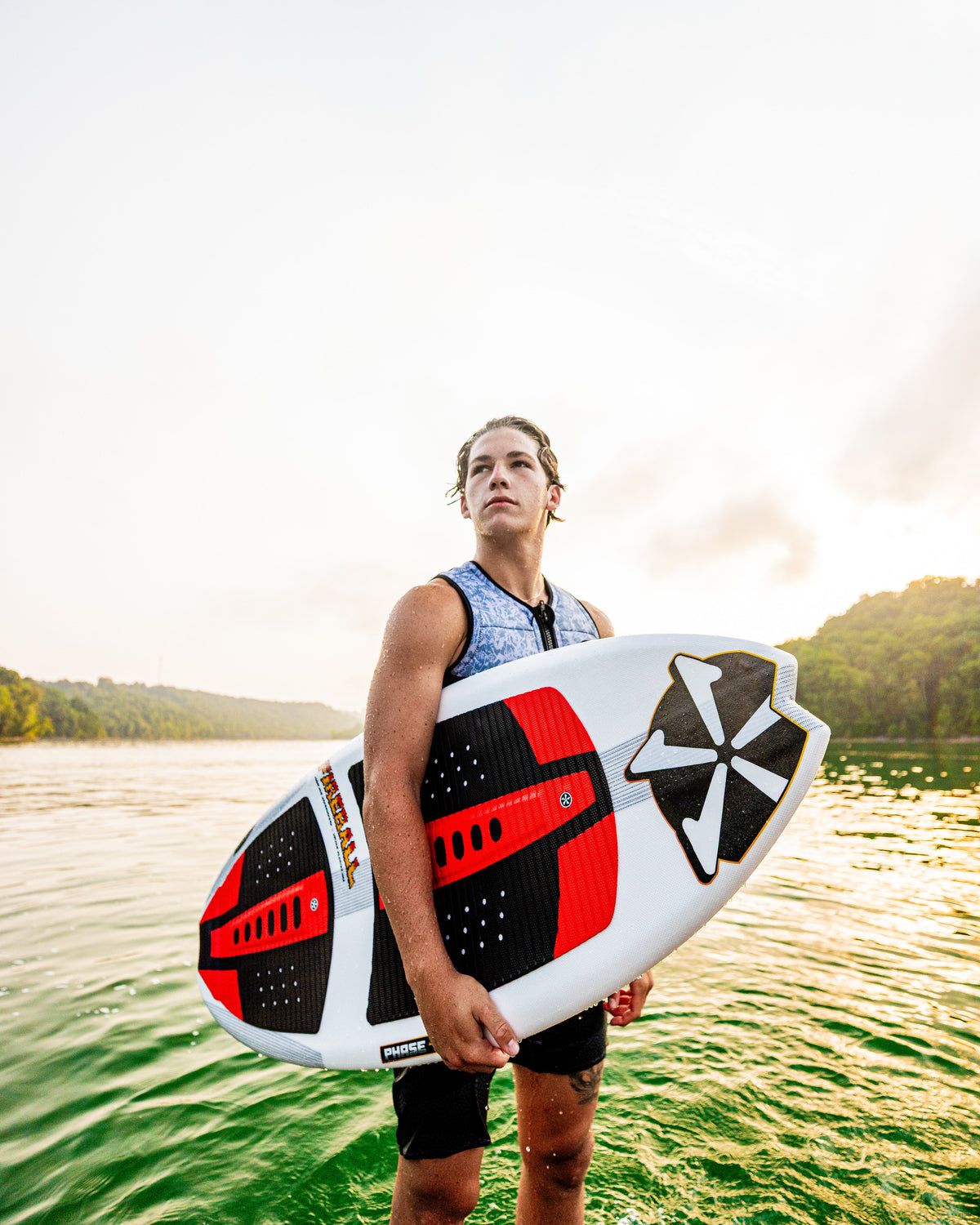 2027 Phase Five Fireball wakesurf board lifestyle photo