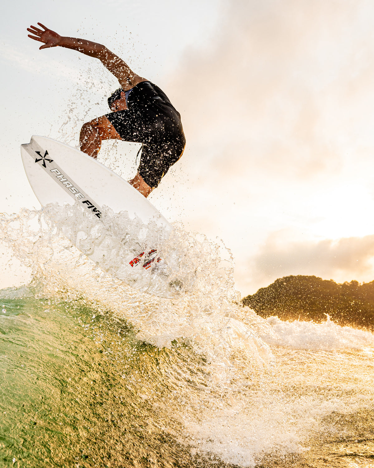 2027 Phase Five Fireball wakesurf board action photo