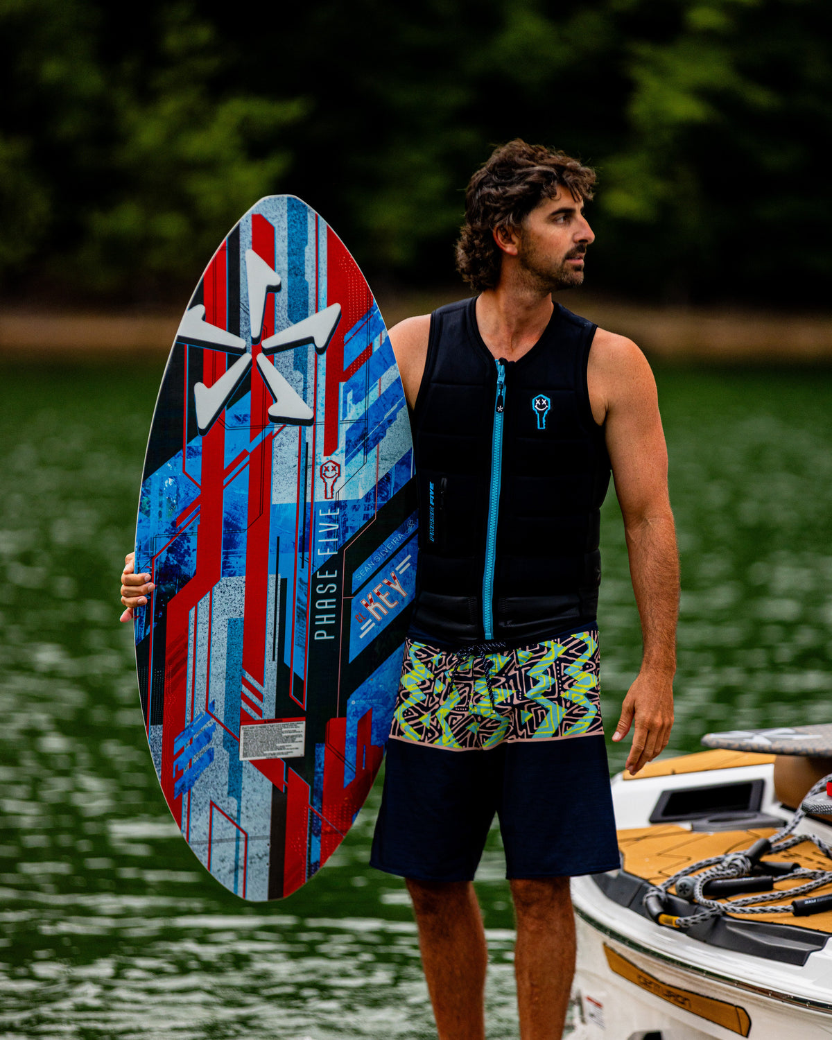 2027 Phase Five Key CL wakesurf board lifestyle photo