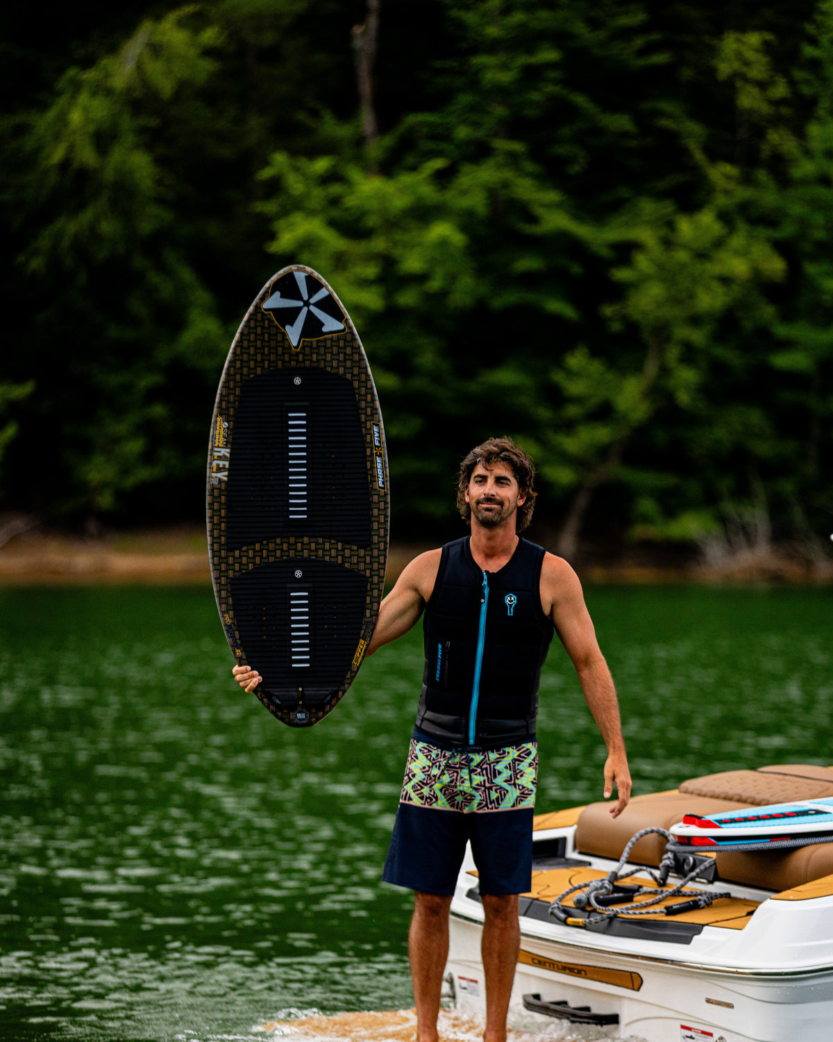 2027 Phase Five Key V2 LTD wakesurf board lifestyle photo