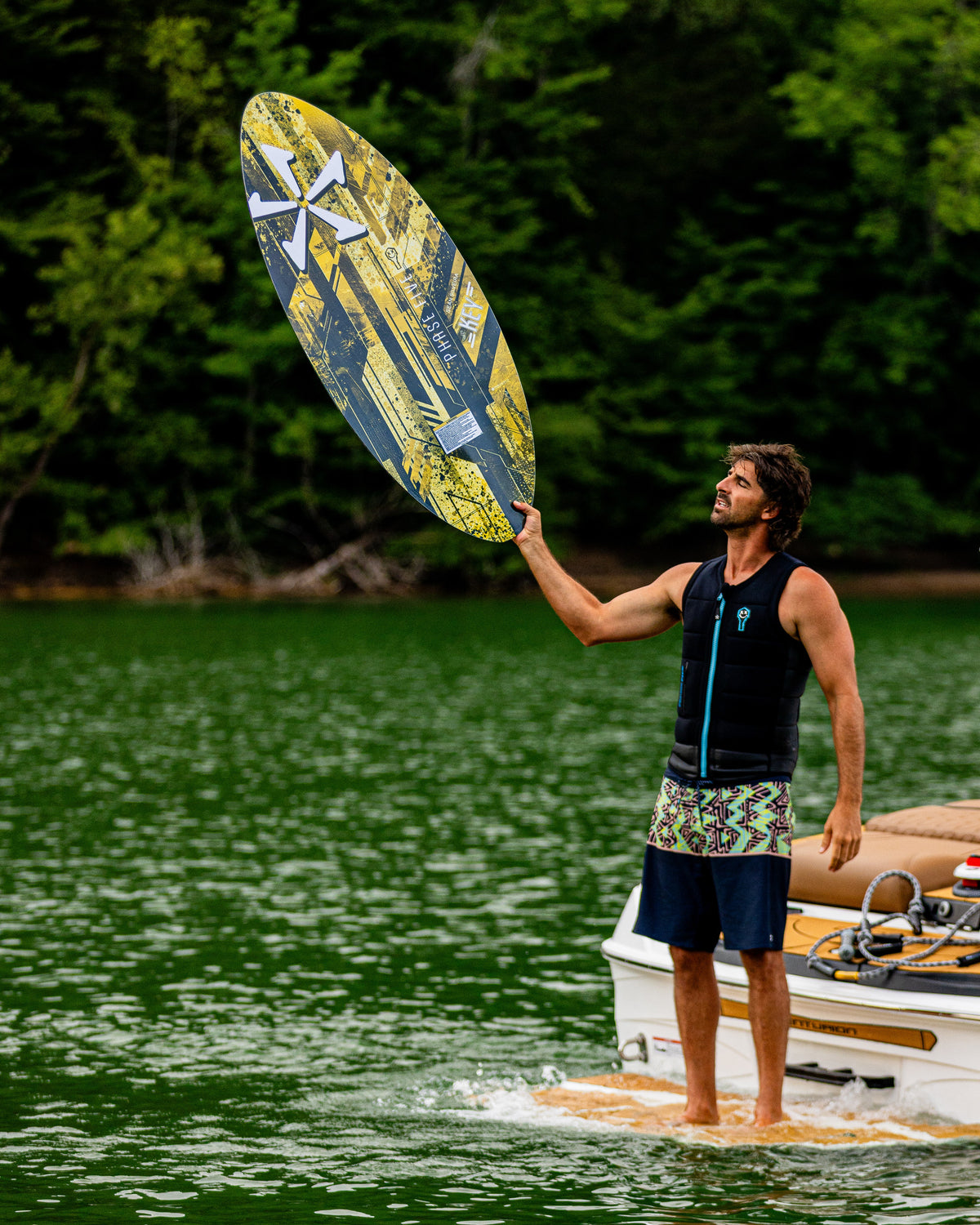 2027 Phase Five Key V2 LTD wakesurf board lifestyle photo