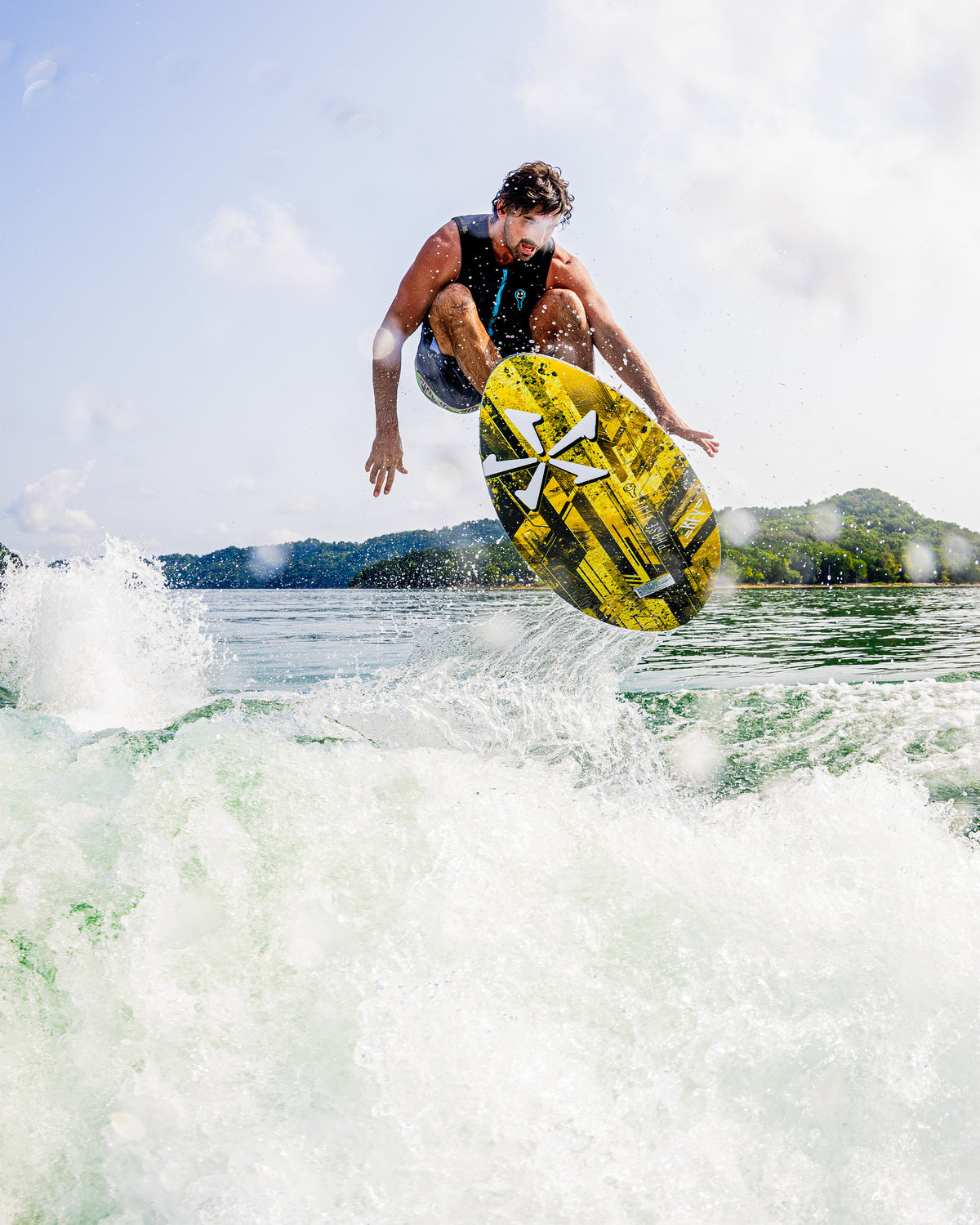 2027 Phase Five Key V2 LTD wakesurf board action photo