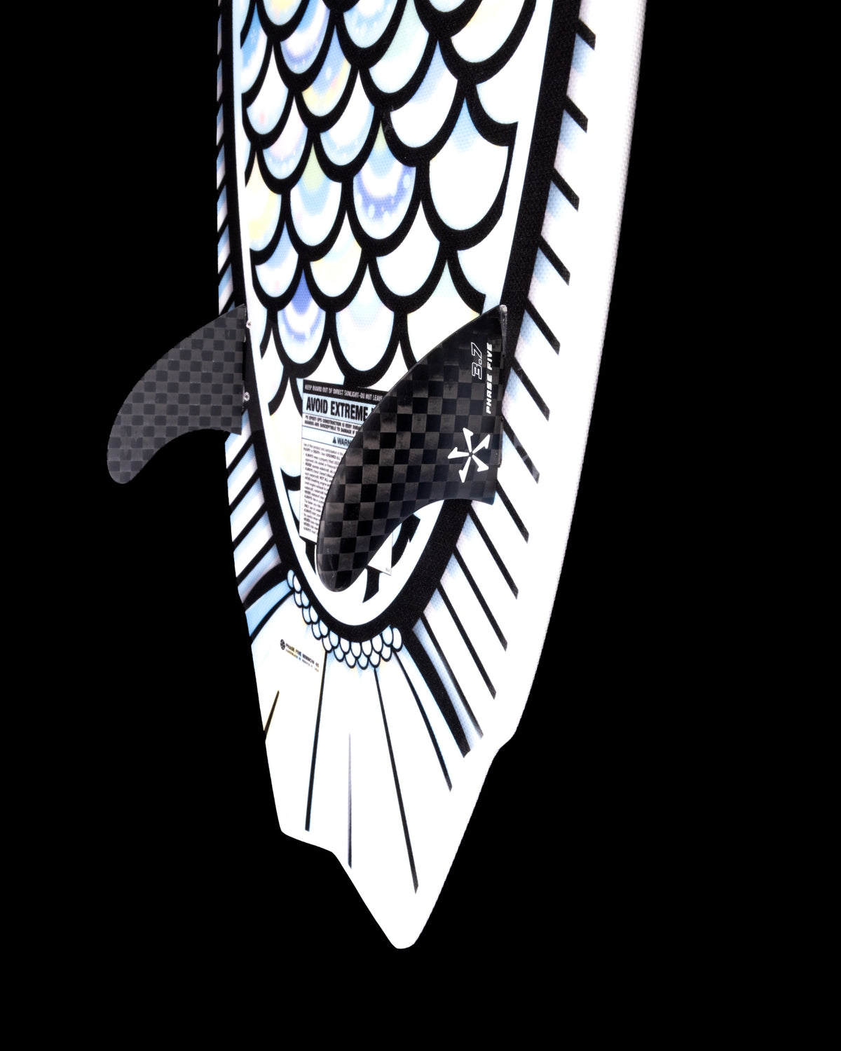 2027 Phase Five Minnow — fin configuration detail