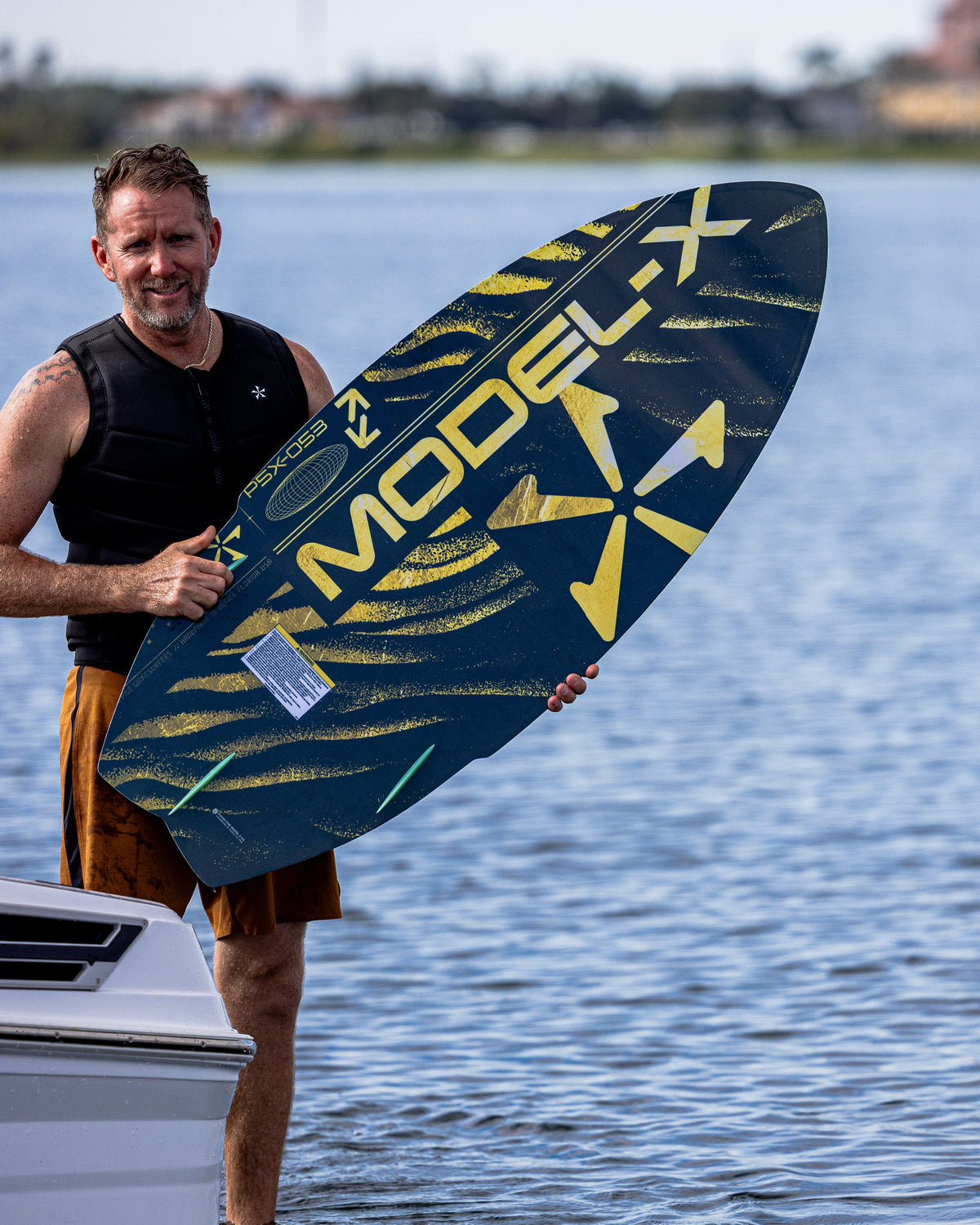 2027 Phase Five Model X LTD wakesurf board lifestyle photo