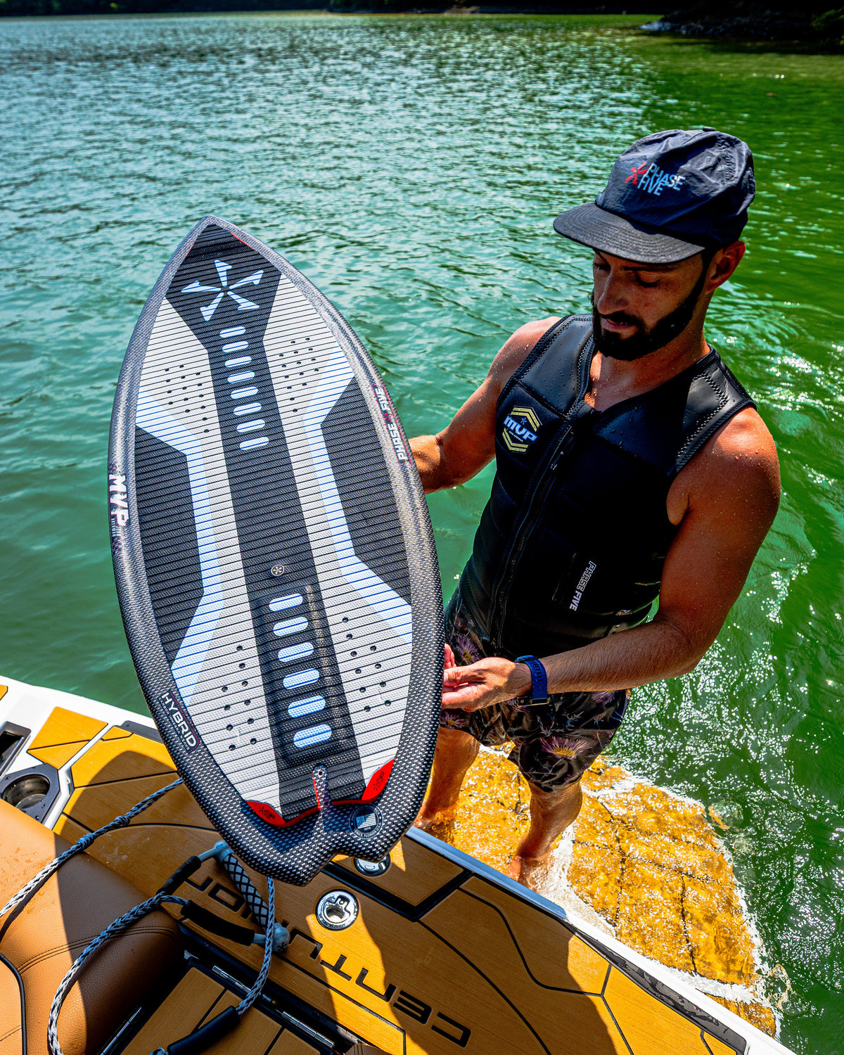 2027 Phase Five MVP V4 wakesurf board lifestyle photo