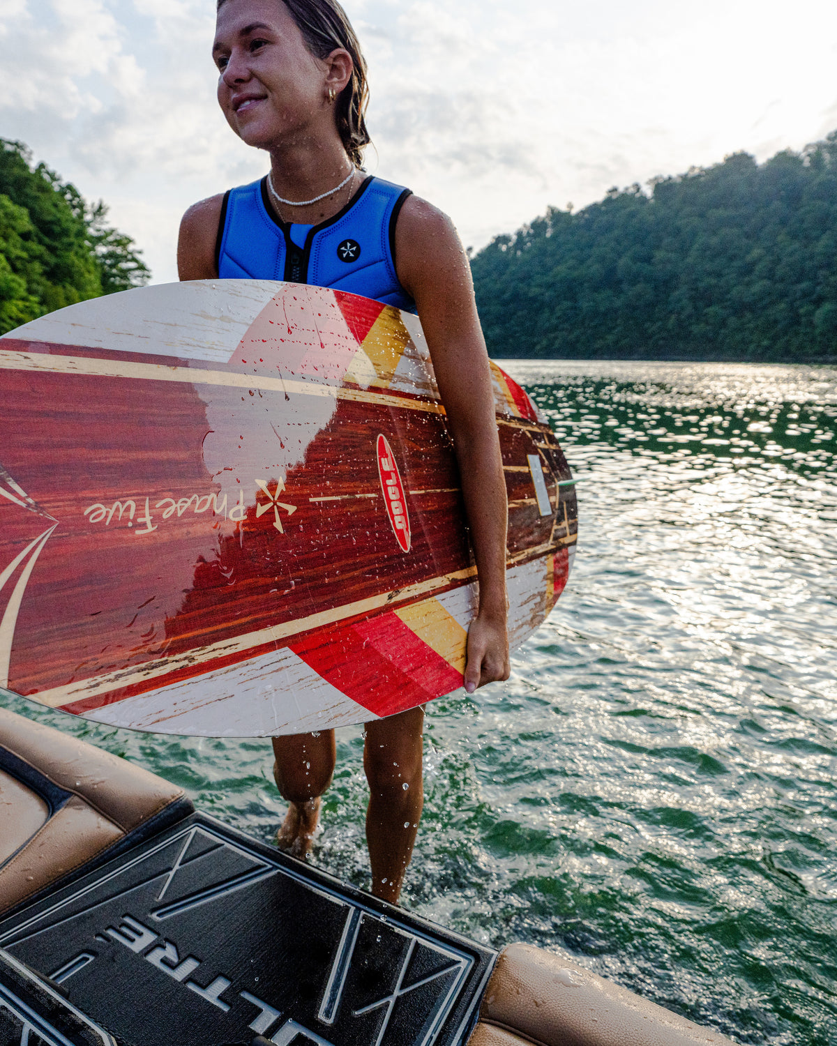 2027 Phase Five Oogle CL wakesurf board lifestyle photo