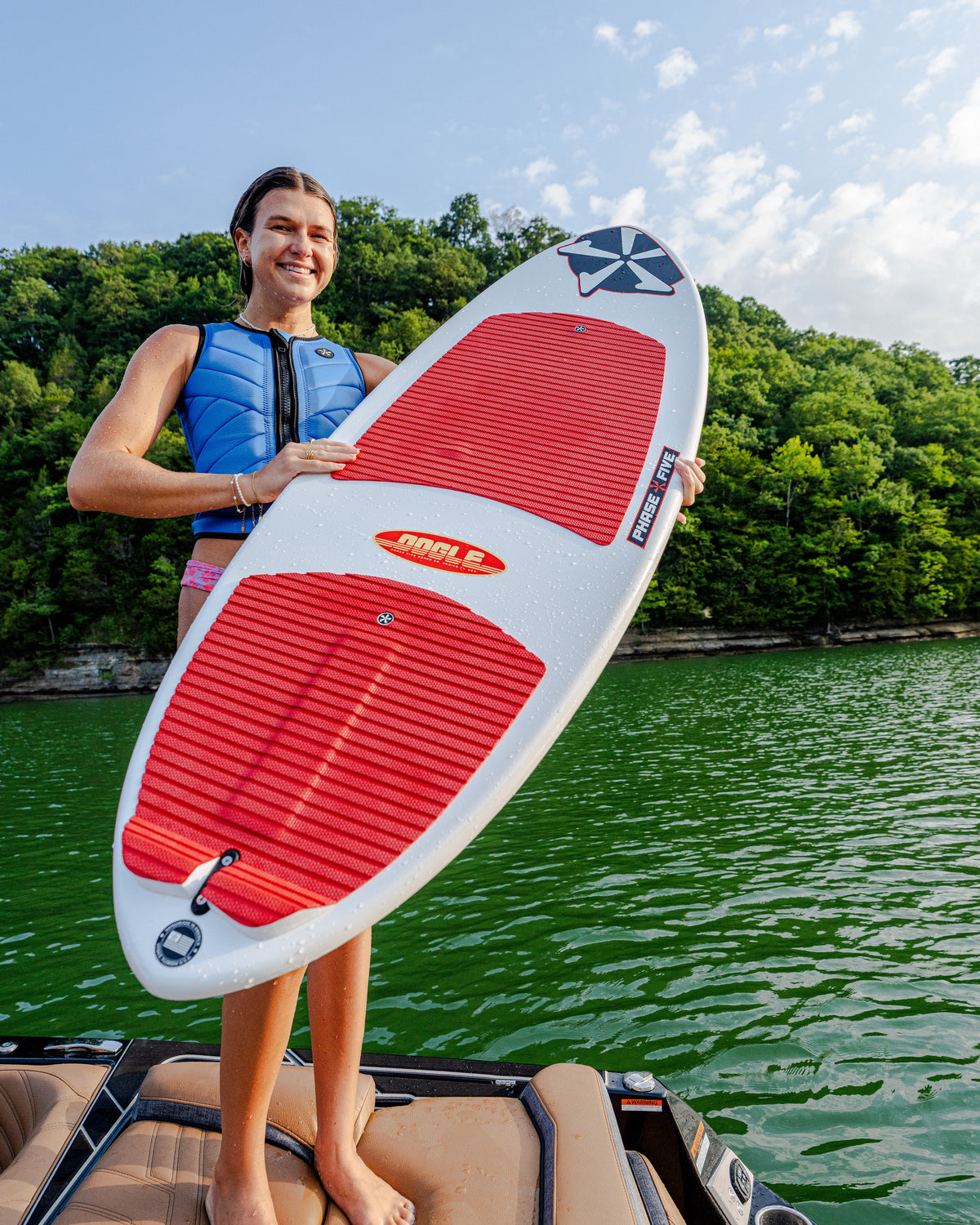 2027 Phase Five Oogle CL wakesurf board lifestyle photo