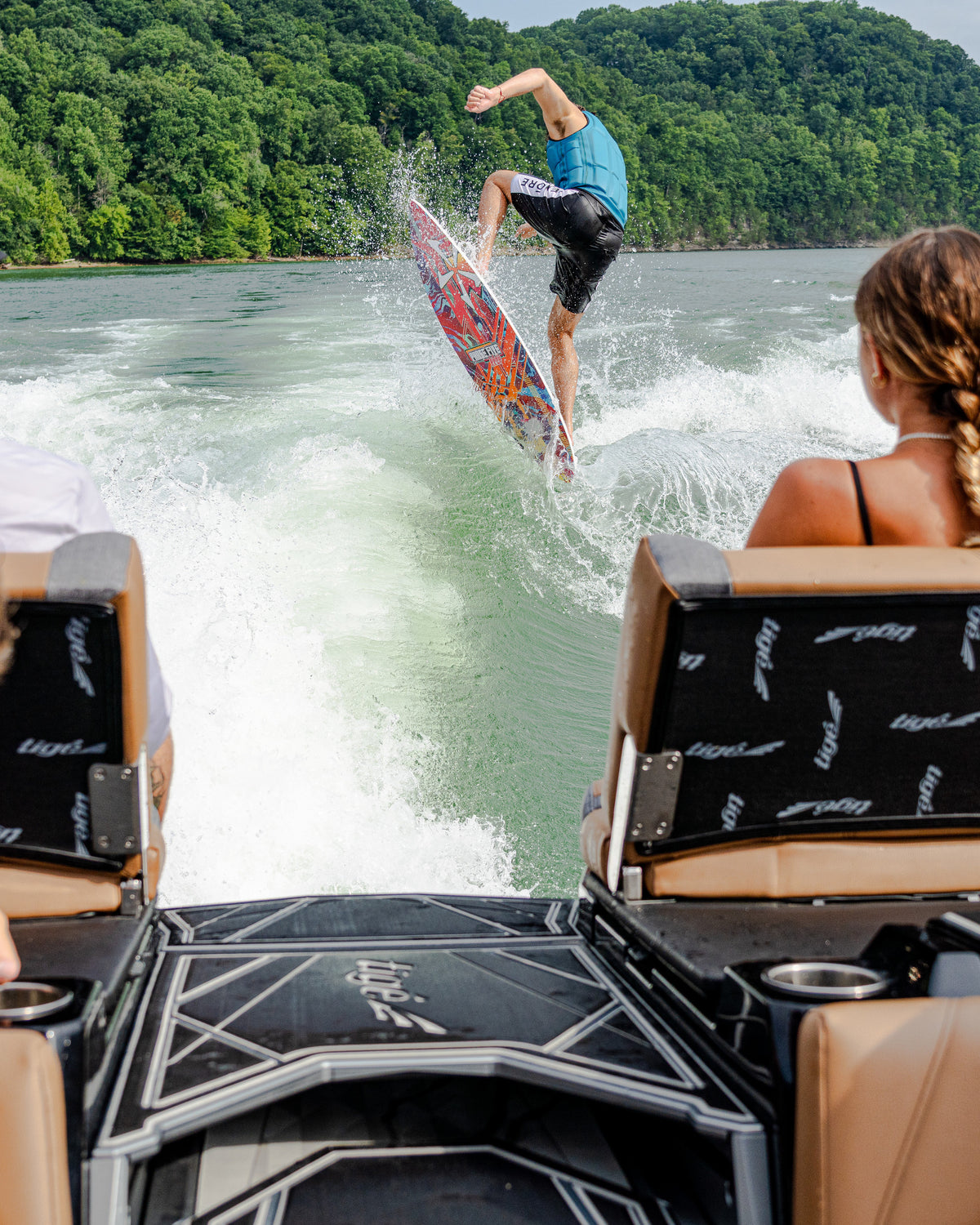 2027 Phase Five Prop CL wakesurf board action photo