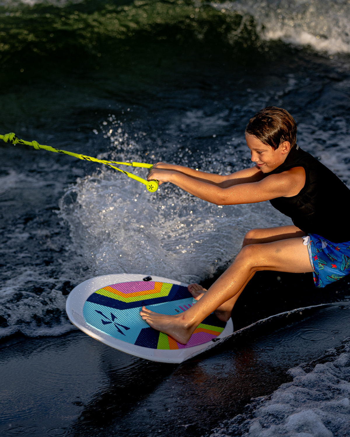 2027 Phase Five Scamp CL wakesurf board action photo