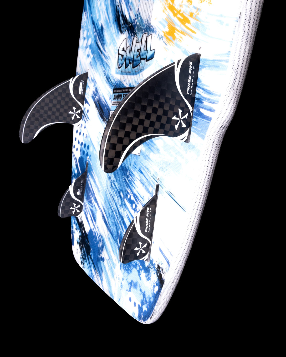 2027 Phase Five Swell — fin configuration detail