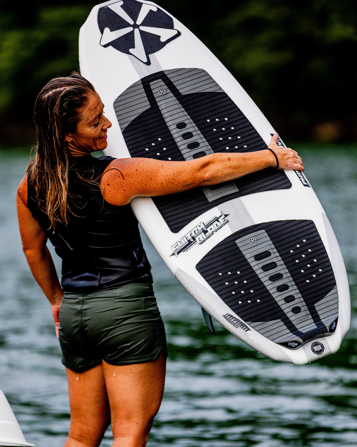 2027 Phase Five Switchblade wakesurf board lifestyle photo