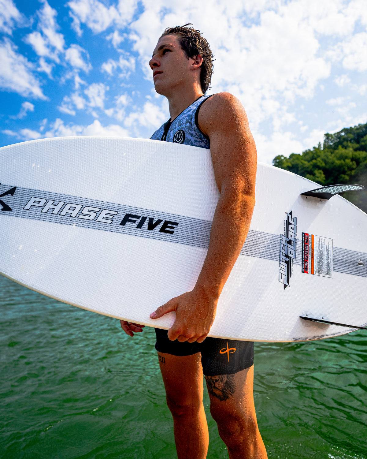 2027 Phase Five Switchblade wakesurf board lifestyle photo