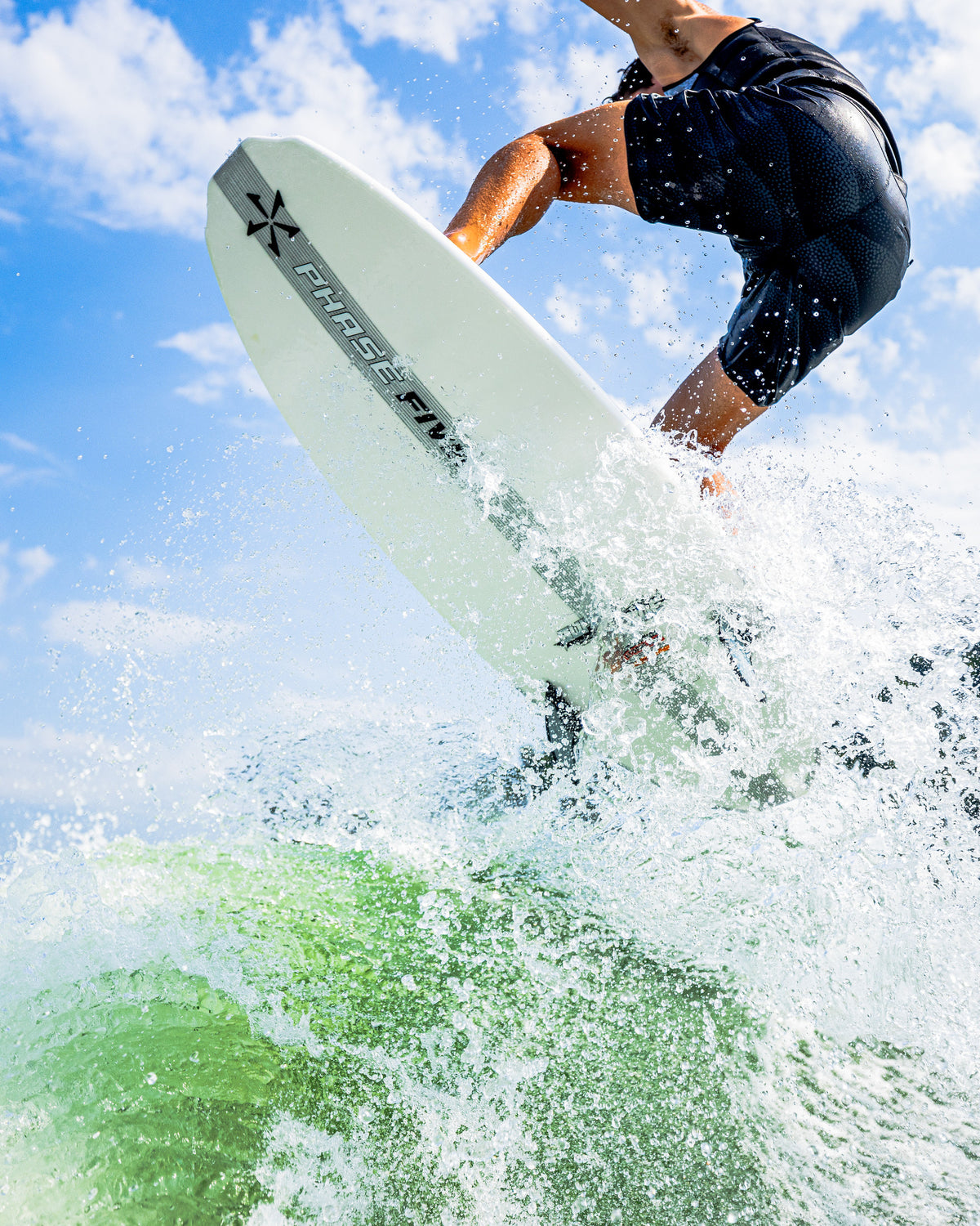 2027 Phase Five Switchblade wakesurf board action photo