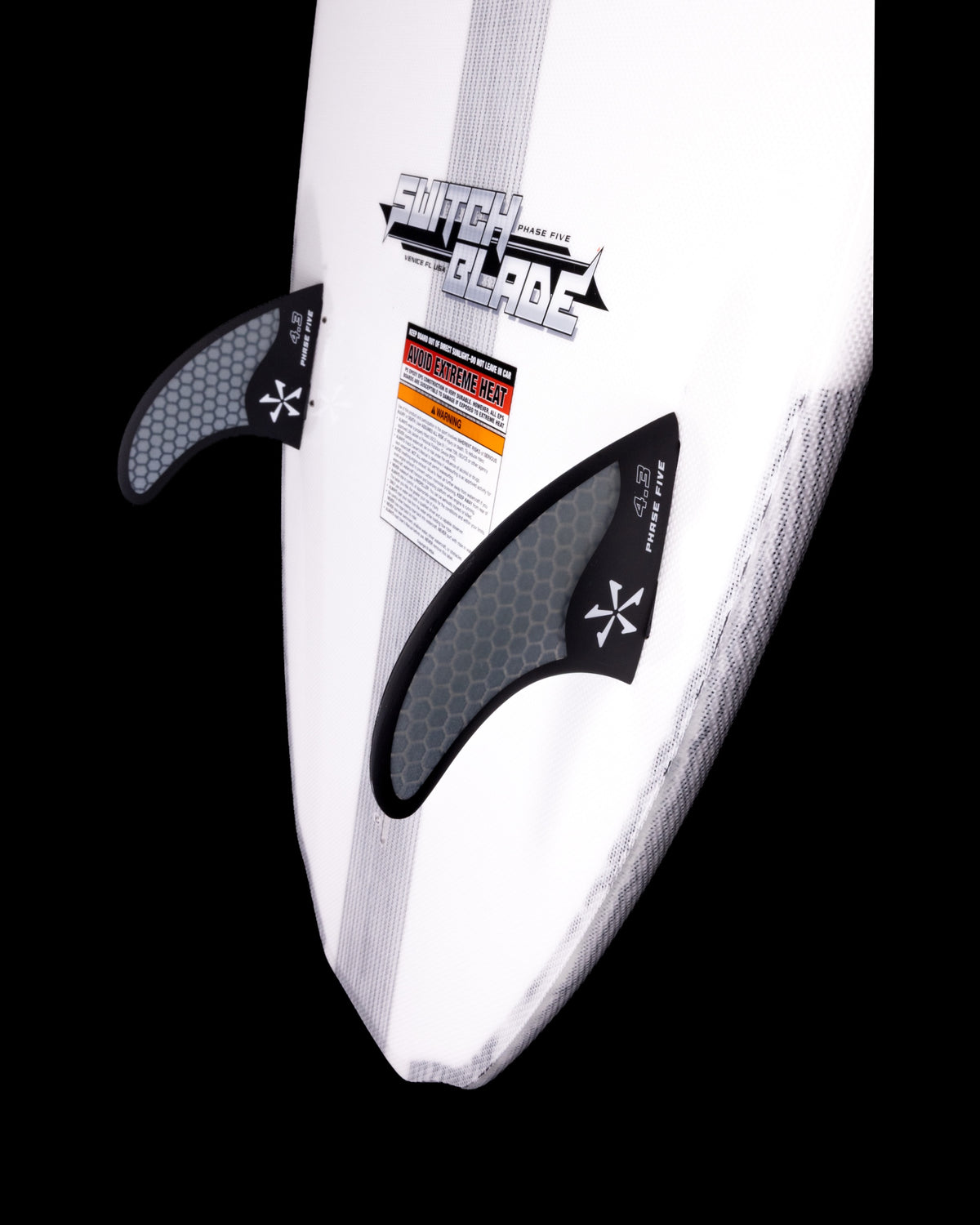 2027 Phase Five Switchblade — fin configuration detail
