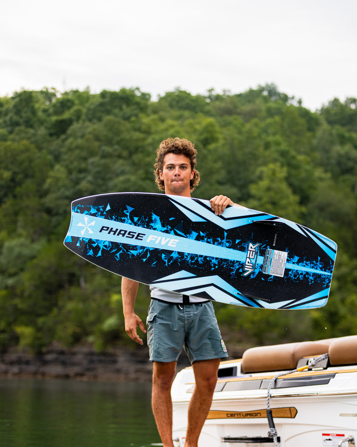 2027 Phase Five Viper wakesurf board lifestyle photo