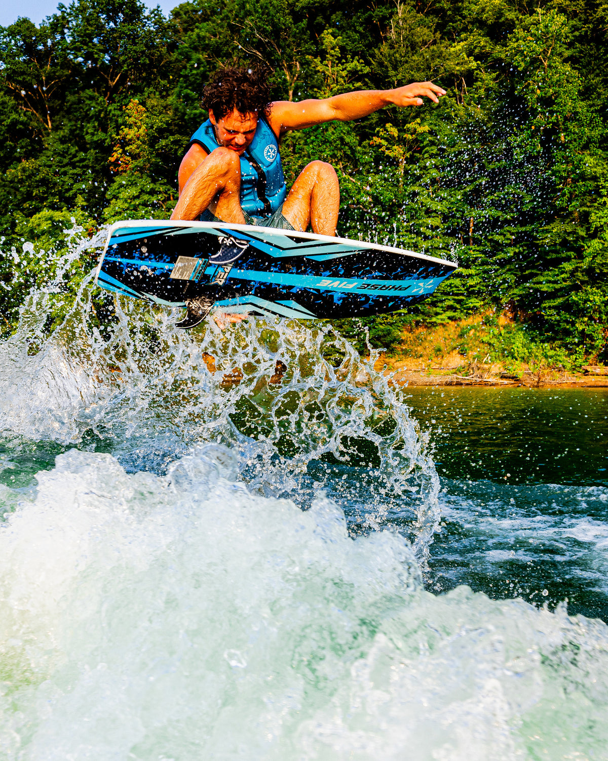 2027 Phase Five Viper wakesurf board action photo