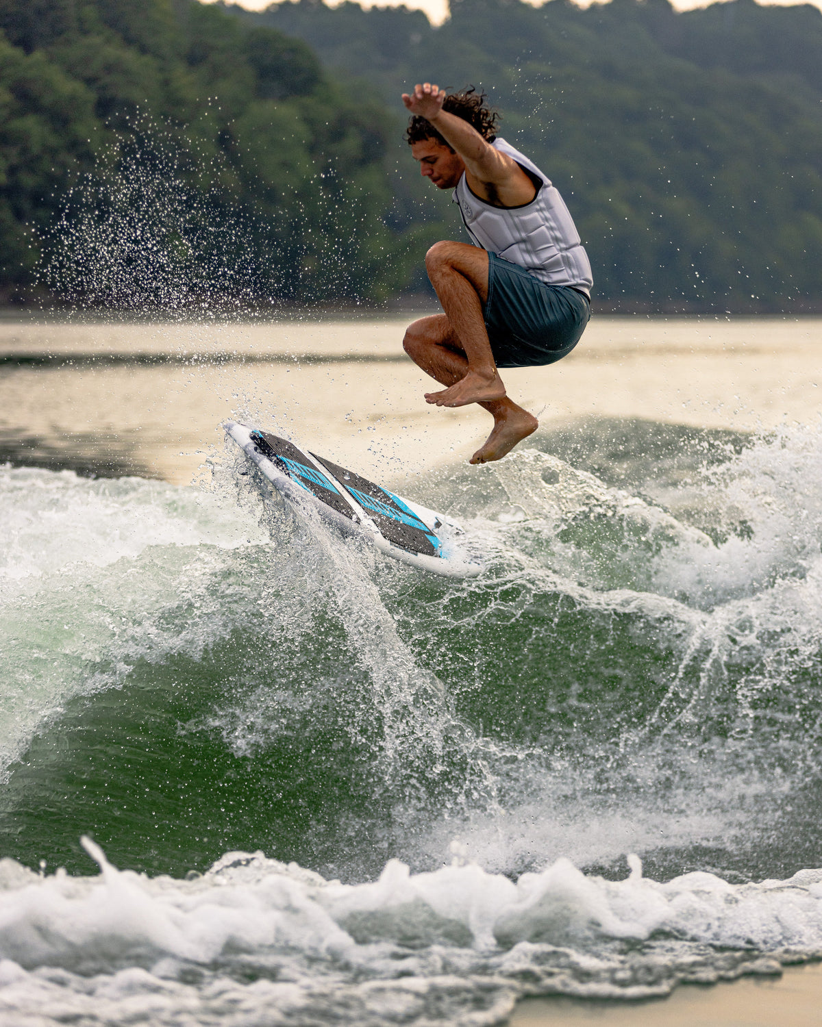 2027 Phase Five Viper wakesurf board action photo