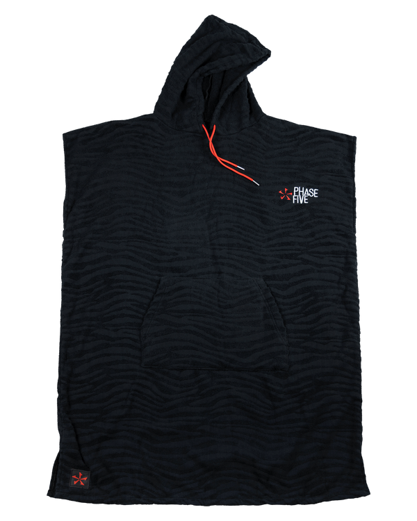 Phase Five Zebra Hooded Towel - Phase 5 Wakesurf Boards