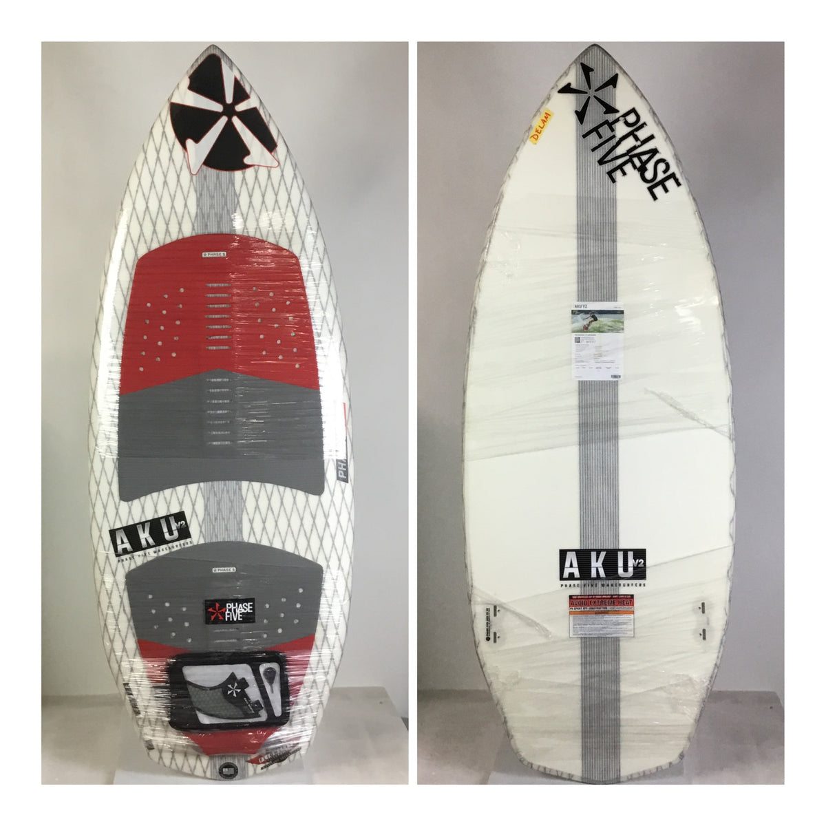 Phase Five Aku V2 BLEM Wake Surfboard 58”