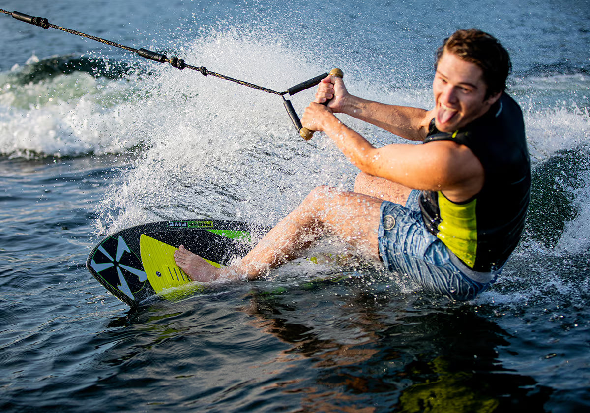 Will Kieley wakesurfing