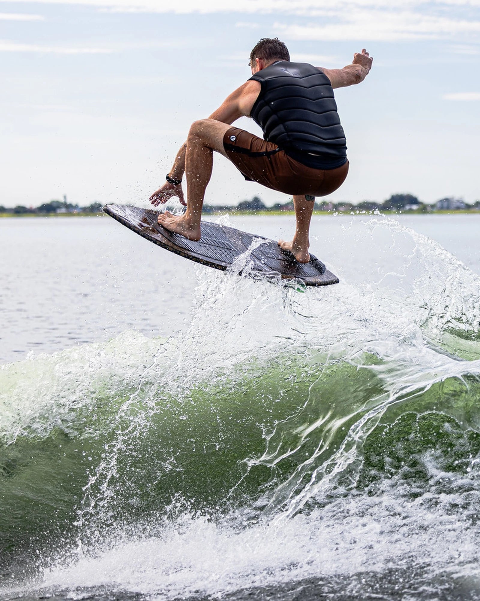 2027 Phase Five Model X LTD wakesurf board action photo