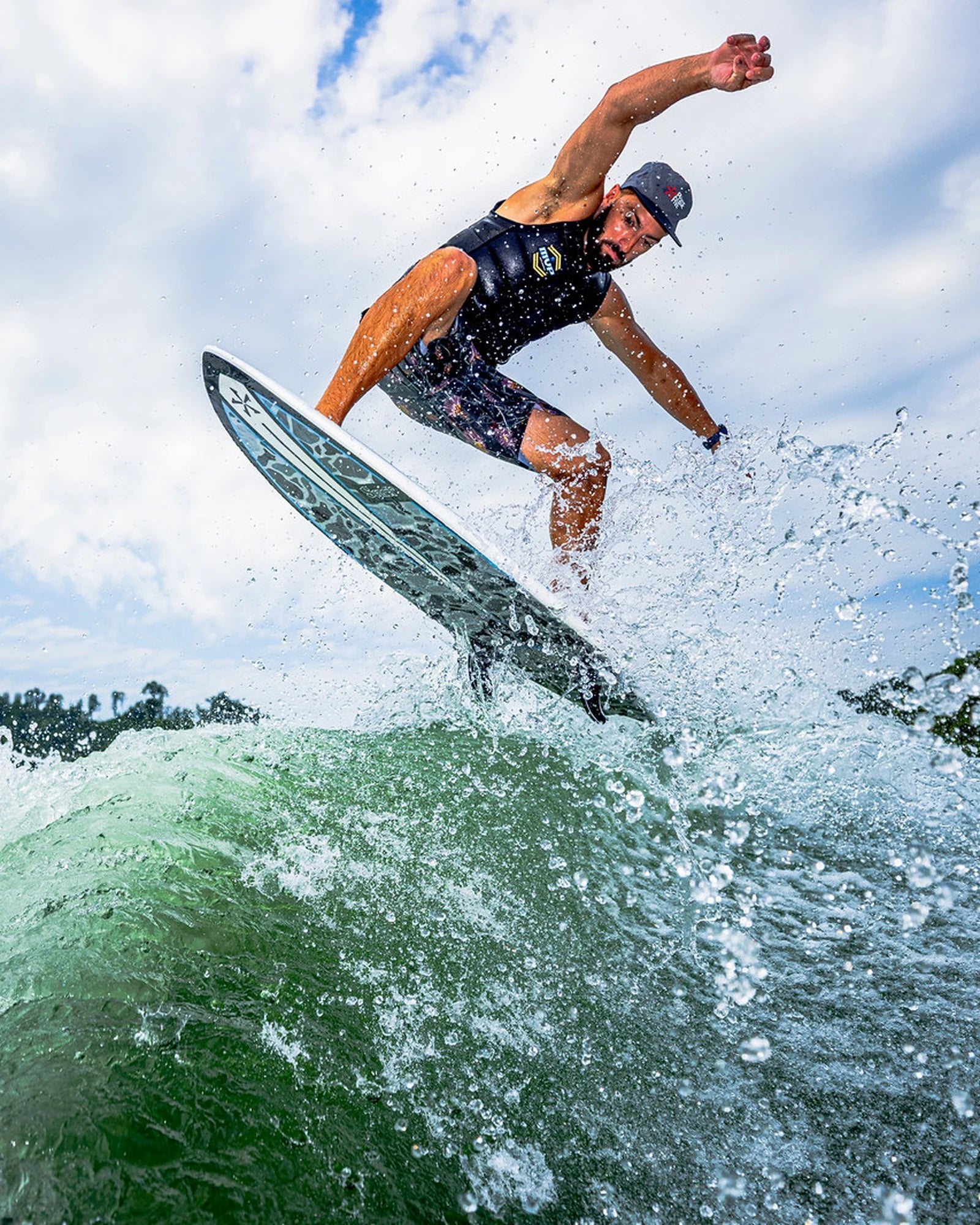 2027 Phase Five Sensei wakesurf board action photo