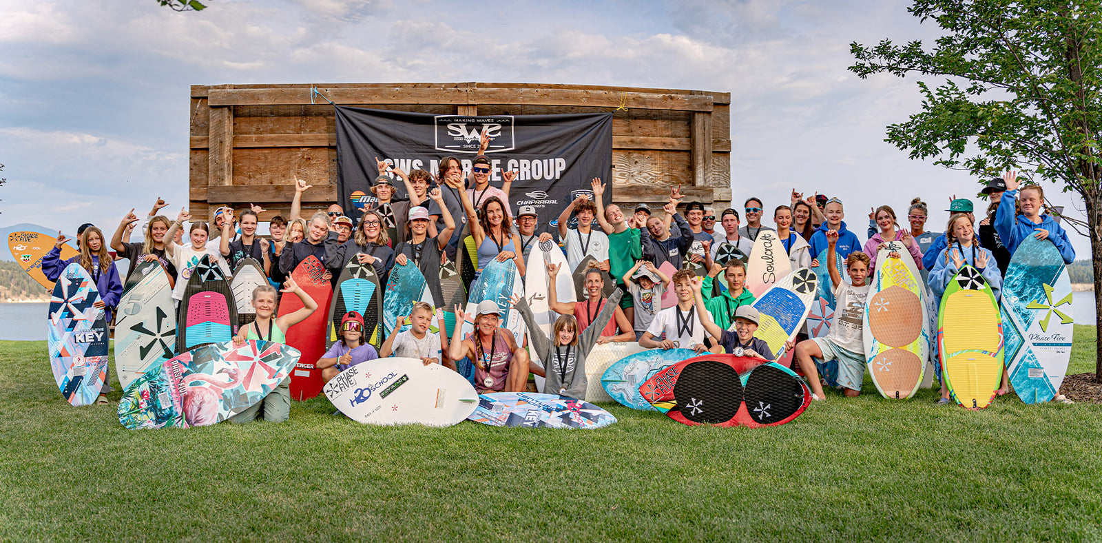 Team P5 at the ‘24 British Columbia / Alberta Provincial Wakesurf Championships