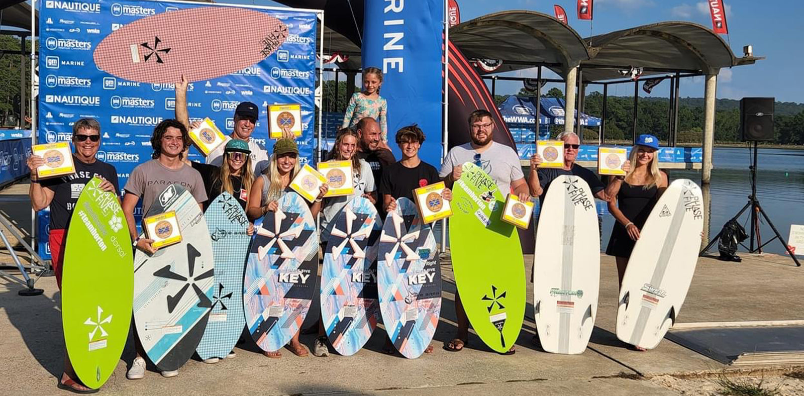 Team P5 Podiums at the '23 Masters Wakesurf Championships