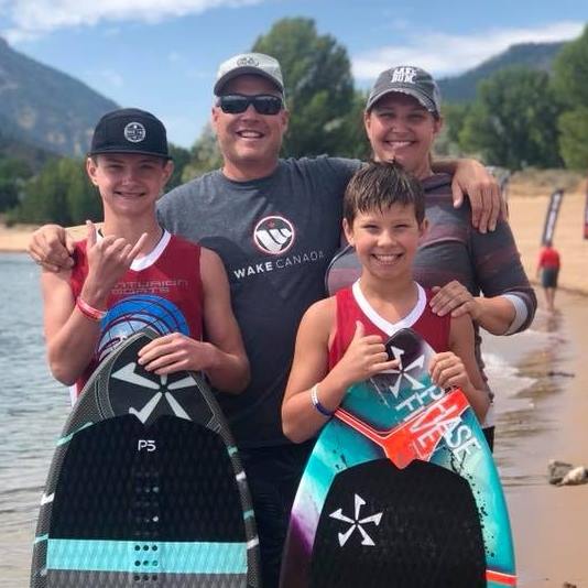 Wake Surfing Brothers