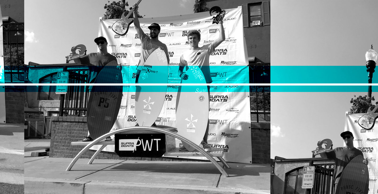 Phase Five Team Pro Wakesurf Tour Sean Silvera John Akerman Parker Payne