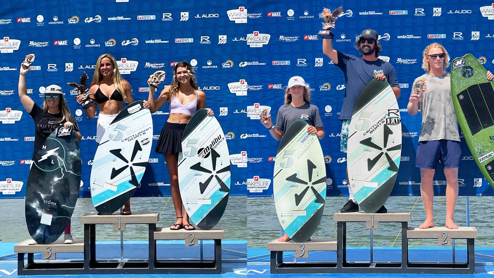 Whitley Stewart & Sean Silveria take the win at Nautique Nationals