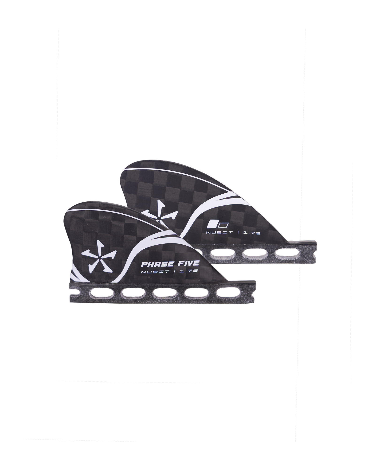2027 Phase Five Futures Nubit Twin Fin Set - Carbon — product view
