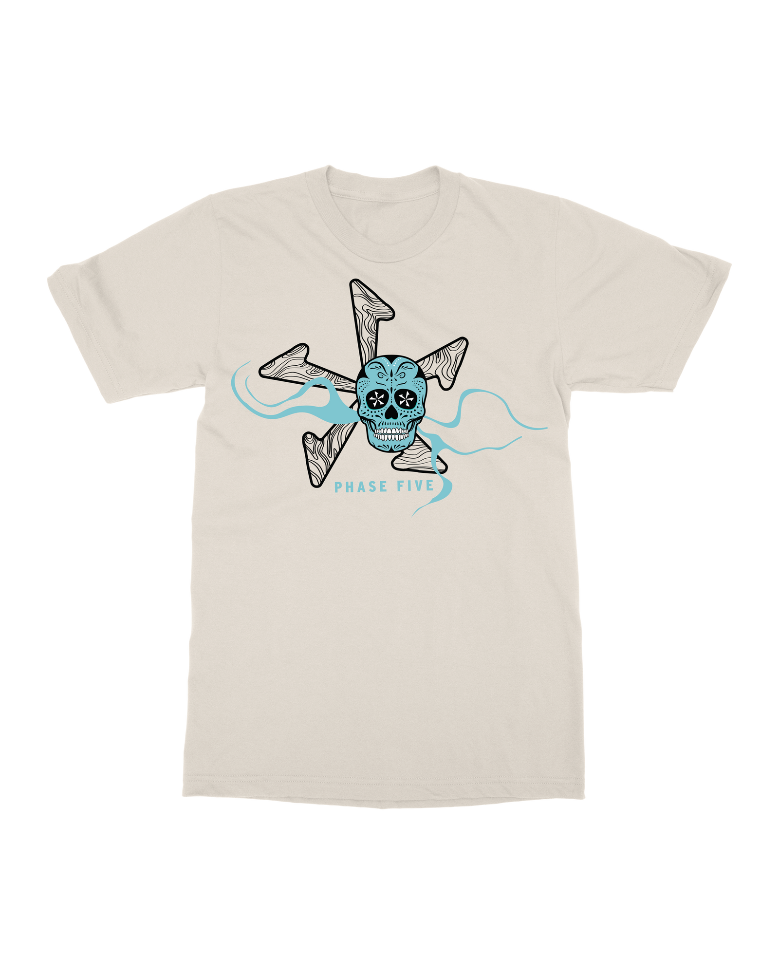 2027 Phase Five Phantom V2 Short Sleeve Tee — Creme — product view