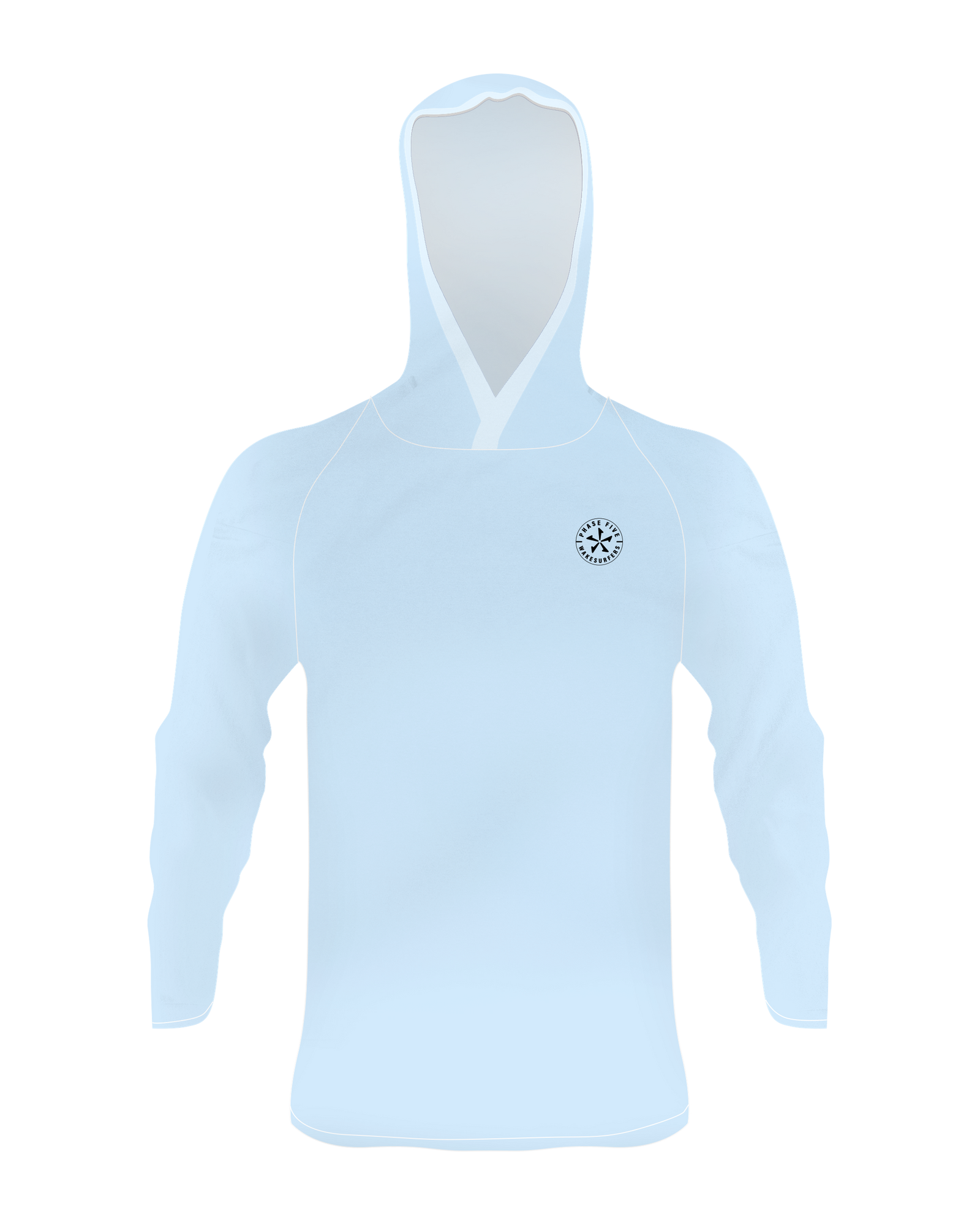2027 Phase Five Premium SPF Hood — Light Blue — product view