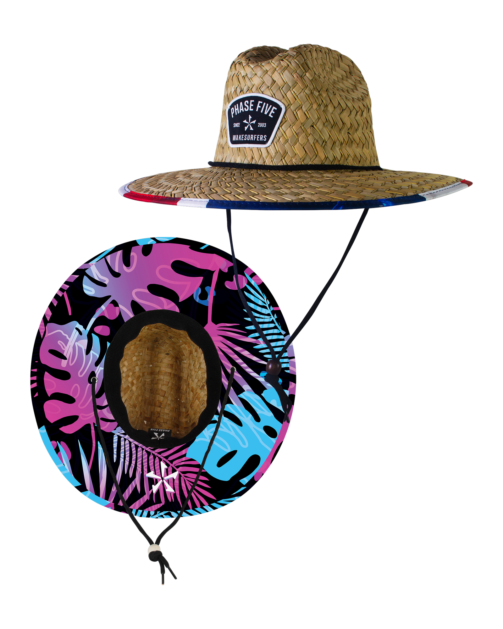 2027 Phase Five Straw Party Hat - Party Crasher — product view