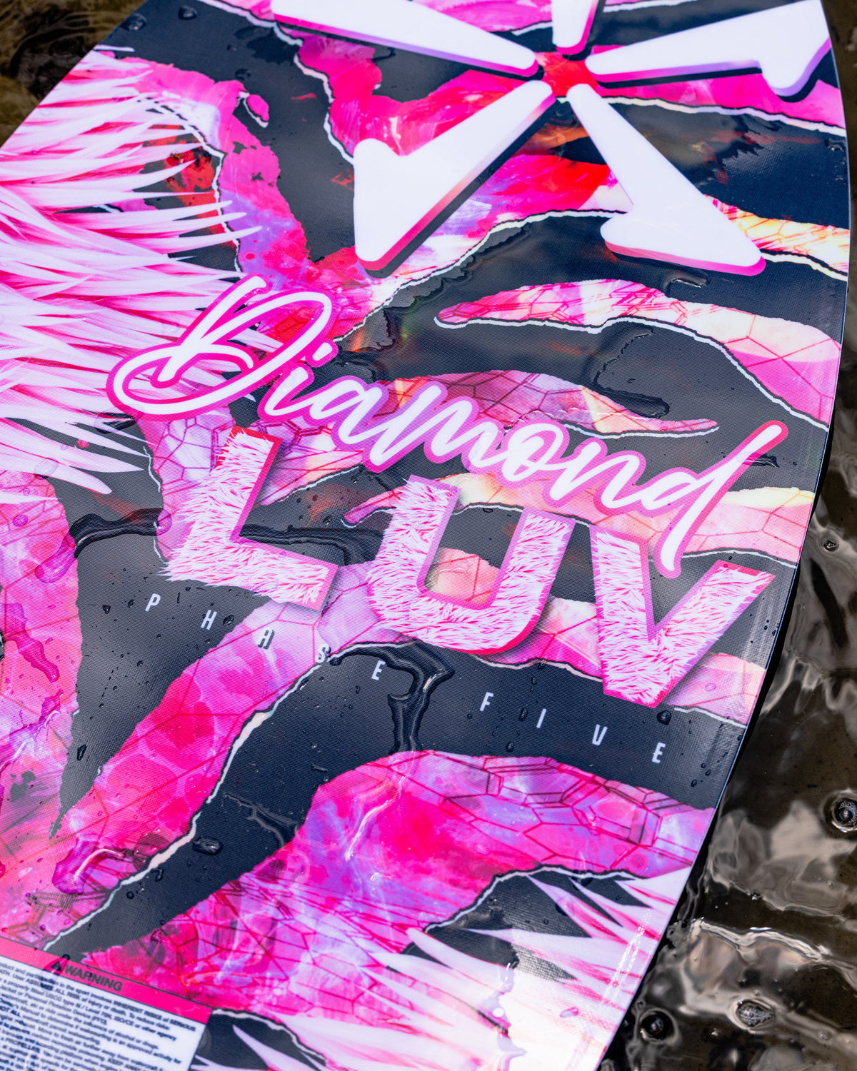 2027 Phase Five Diamond Luv wakesurf board detail photo