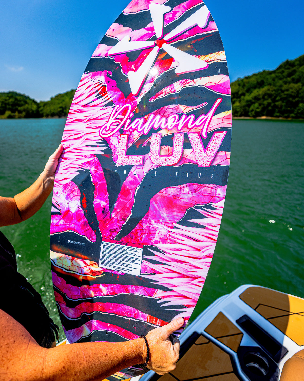 2027 Phase Five Diamond Luv wakesurf board lifestyle photo