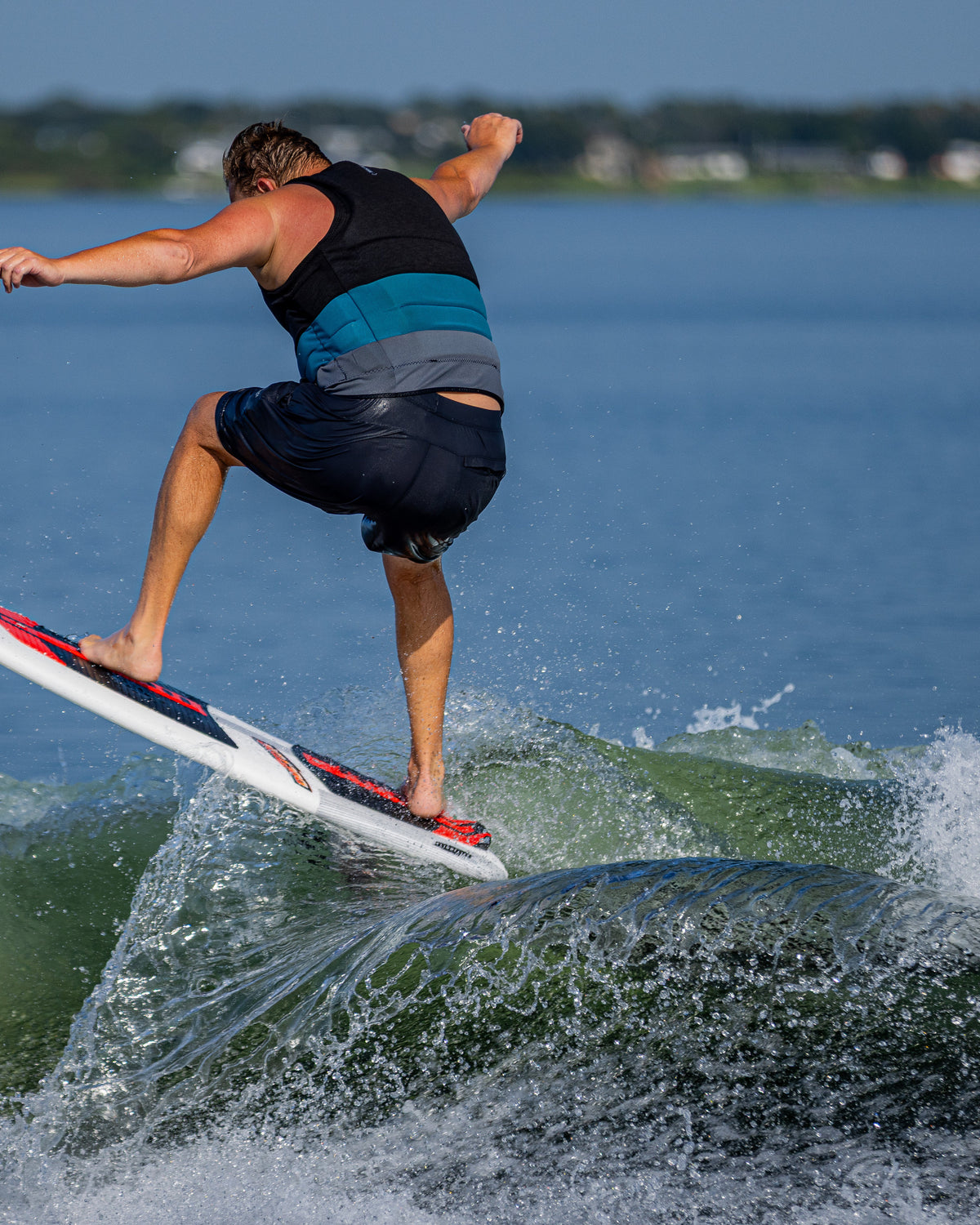 2027 Phase Five Doctor wakesurf board action photo