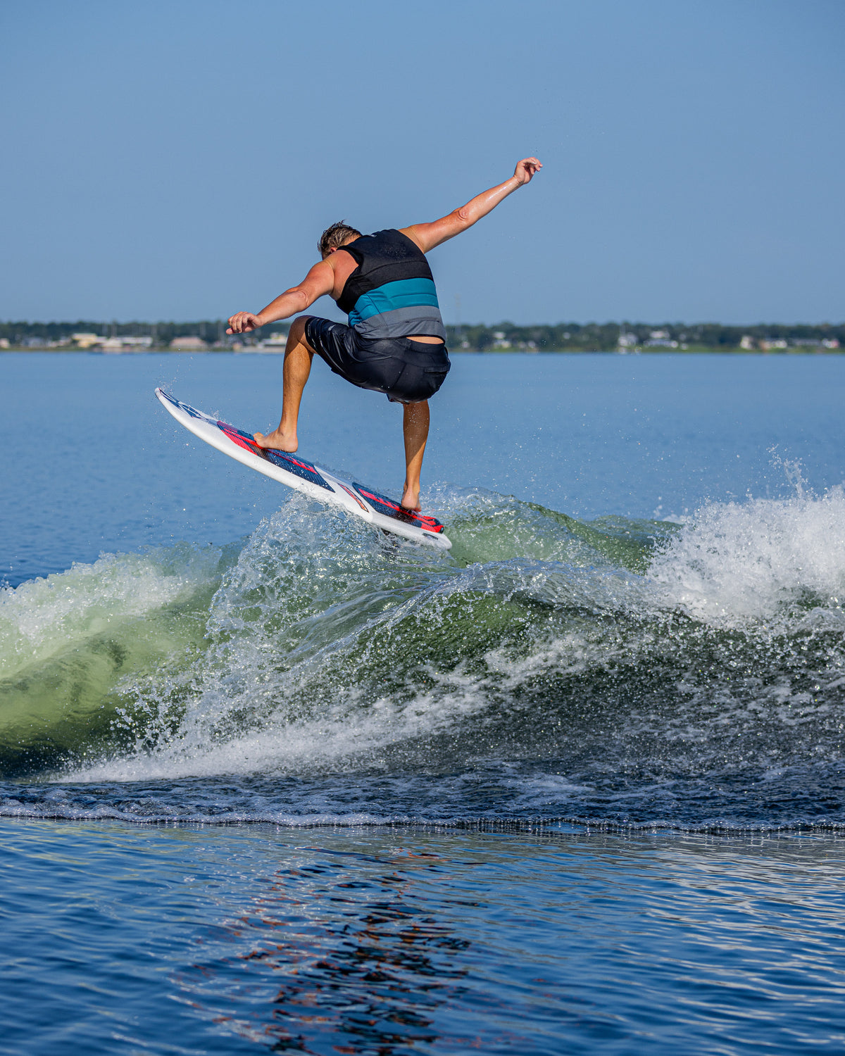 2027 Phase Five Doctor wakesurf board action photo
