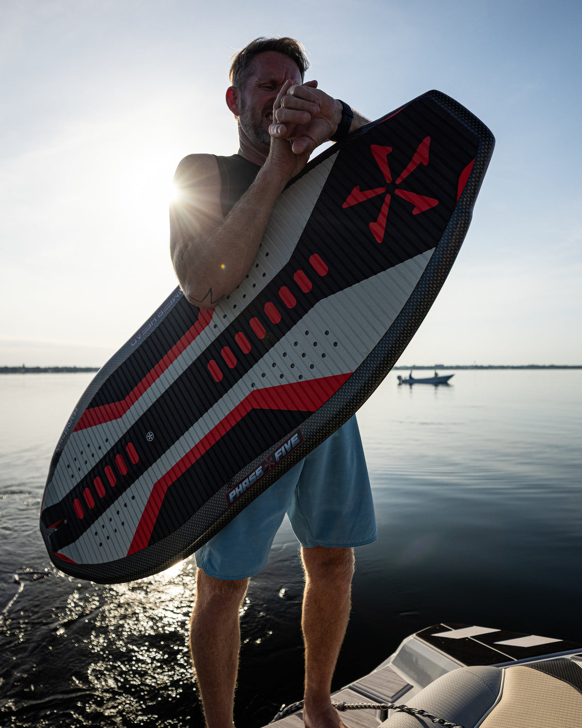 2027 Phase Five Hammerhead V3 wakesurf board lifestyle photo