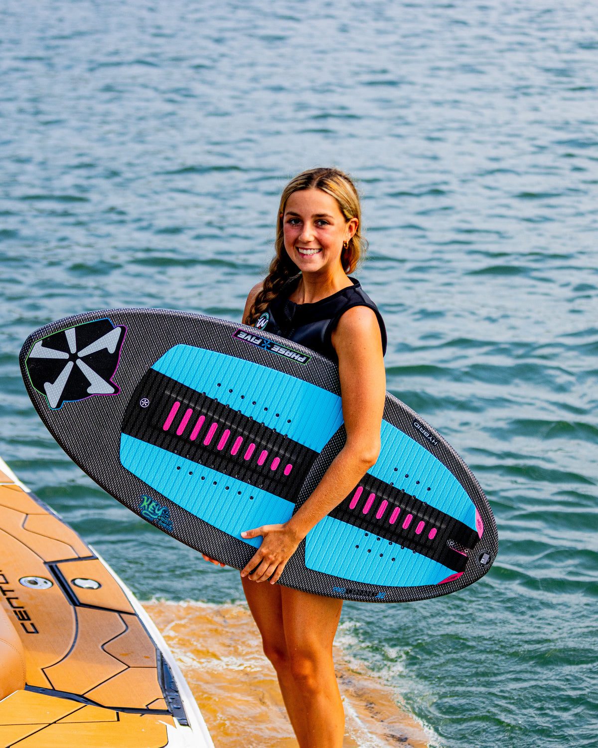 2027 Phase Five Key Whitley Pro wakesurf board lifestyle photo