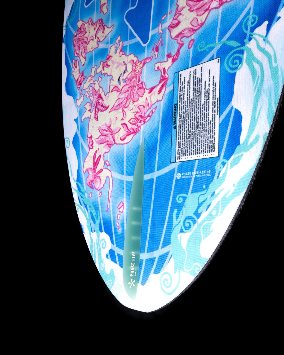 2027 Phase Five Key Whitley Pro — fin configuration detail